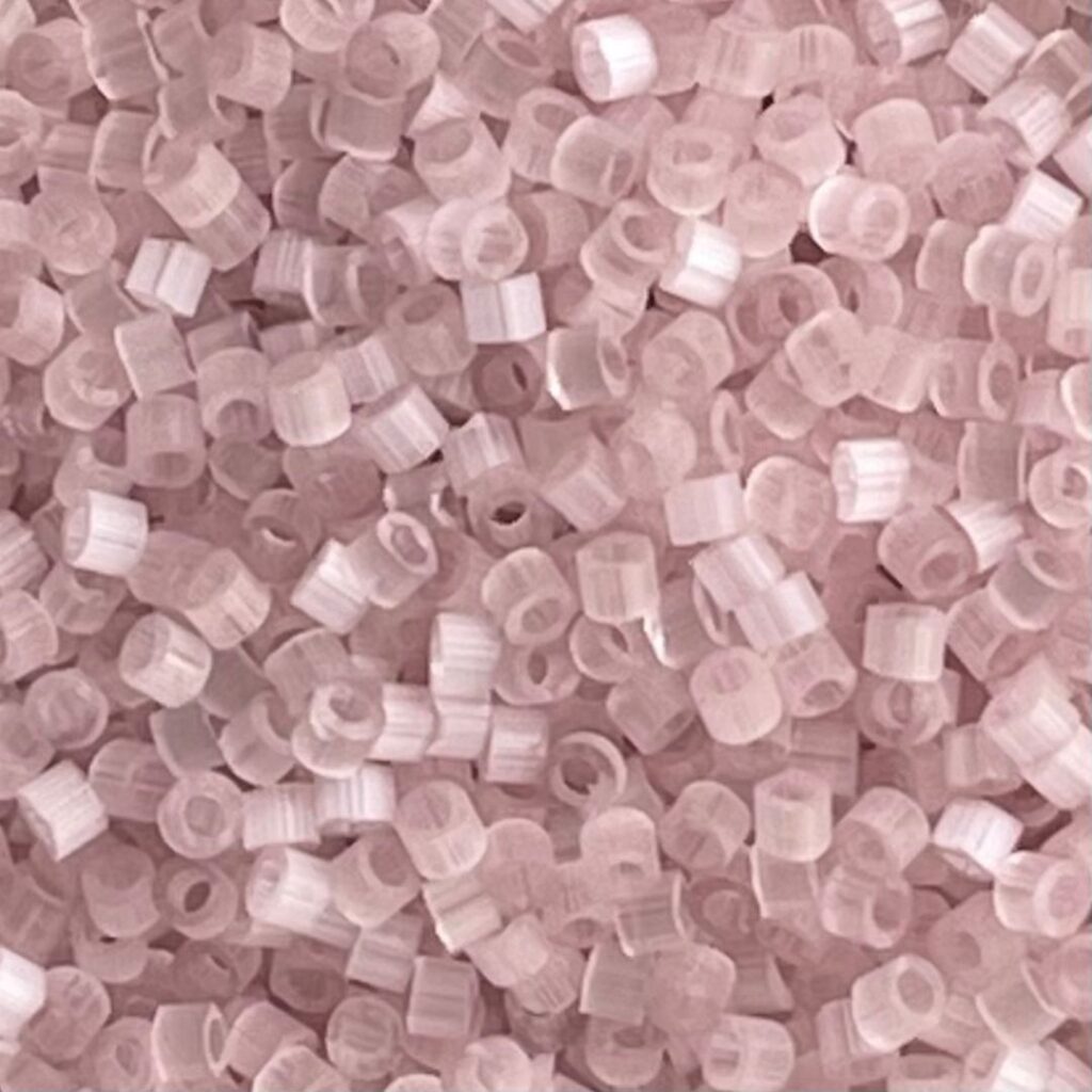 Delica Bead Pale Rose Silk Satin
