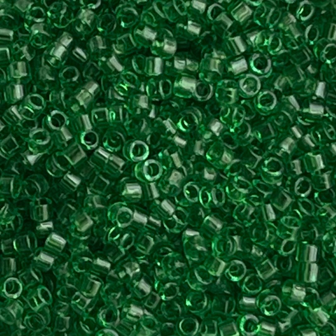Delica Bead Transparent Green - Image 1