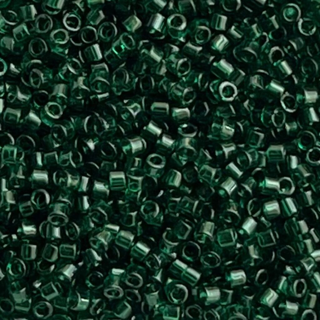 Delica Bead Transparent Dk Emerald