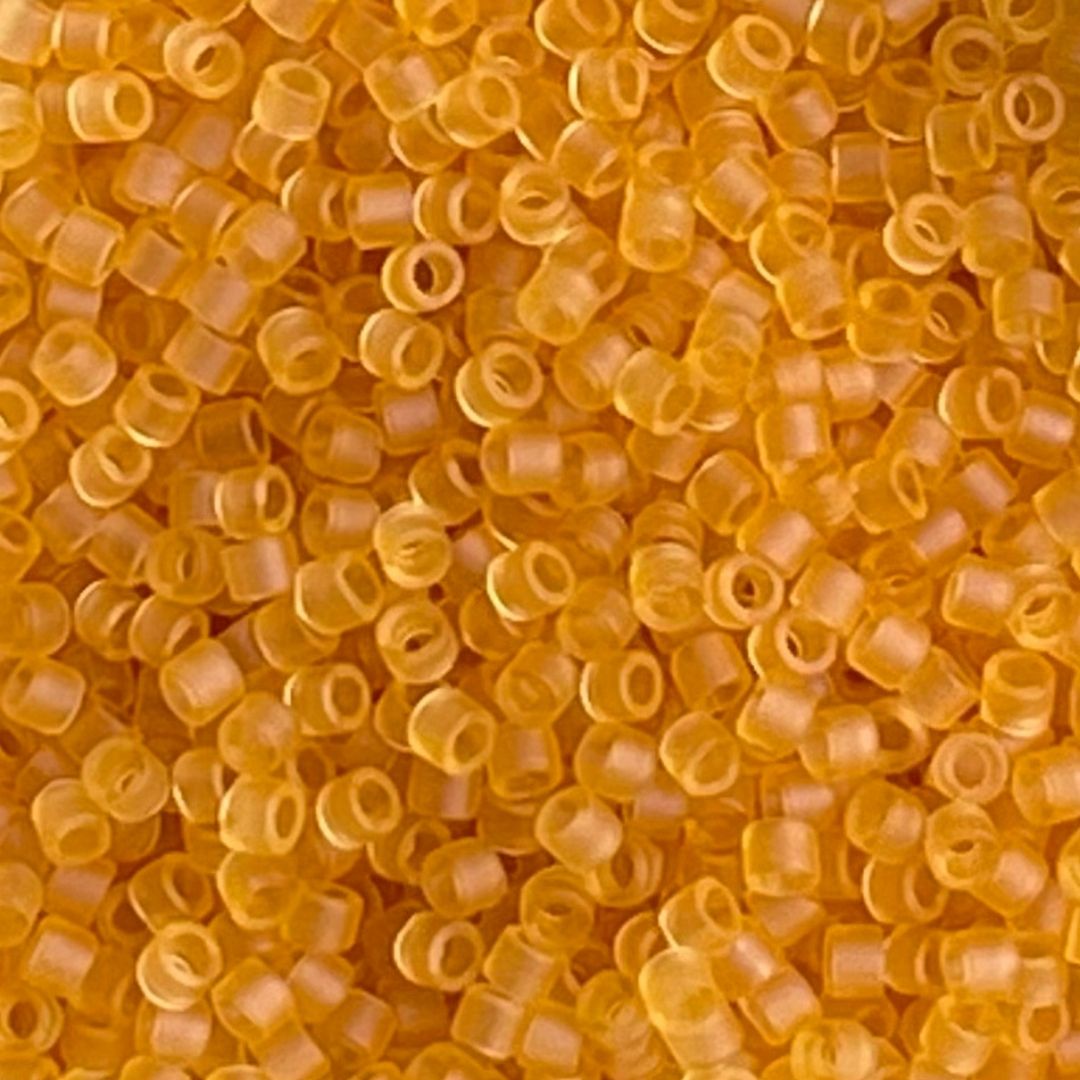 Delica Bead Matte Transparent Topaz - Image 1