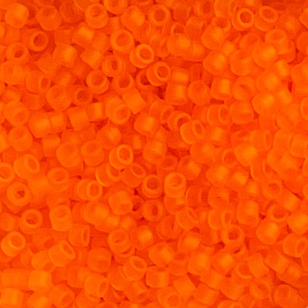 Delica Bead Matte Transparent Orange