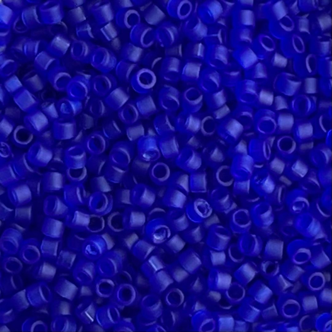 Delica Bead Matte Transparent Blue - Image 1