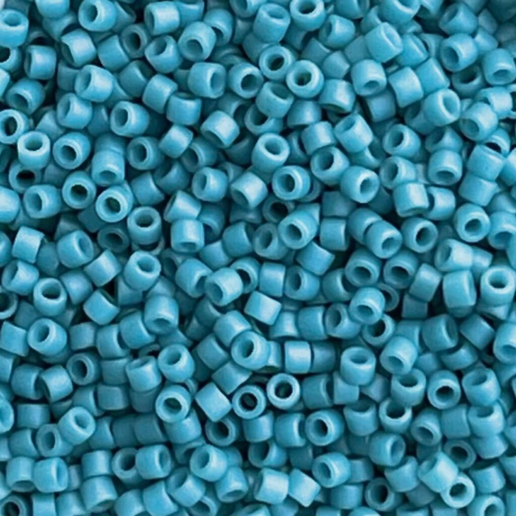 Delica Bead Dyed Matte Opaque Capri