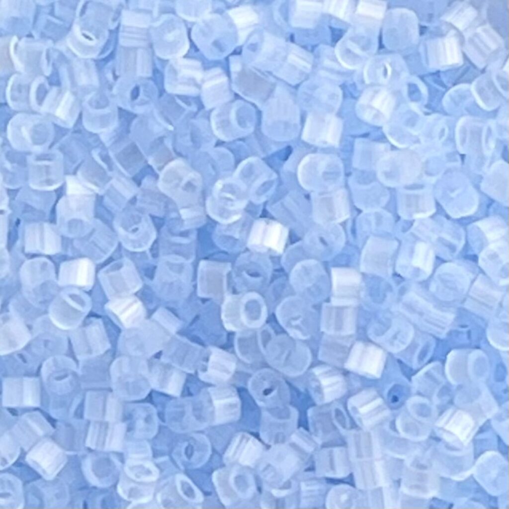 Delica Bead Lt Blue Silk Satin