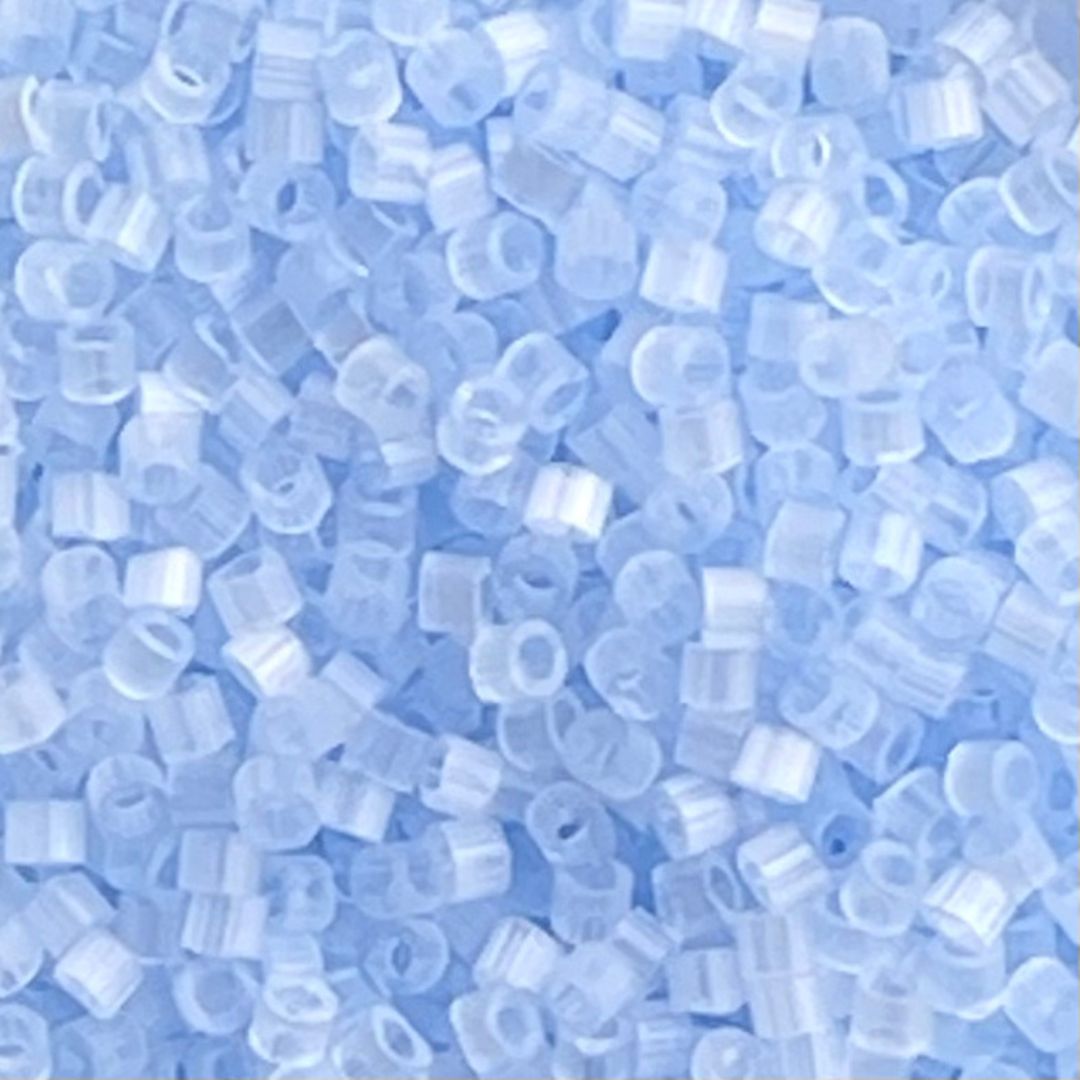 Delica Bead Lt Blue Silk Satin - Image 1