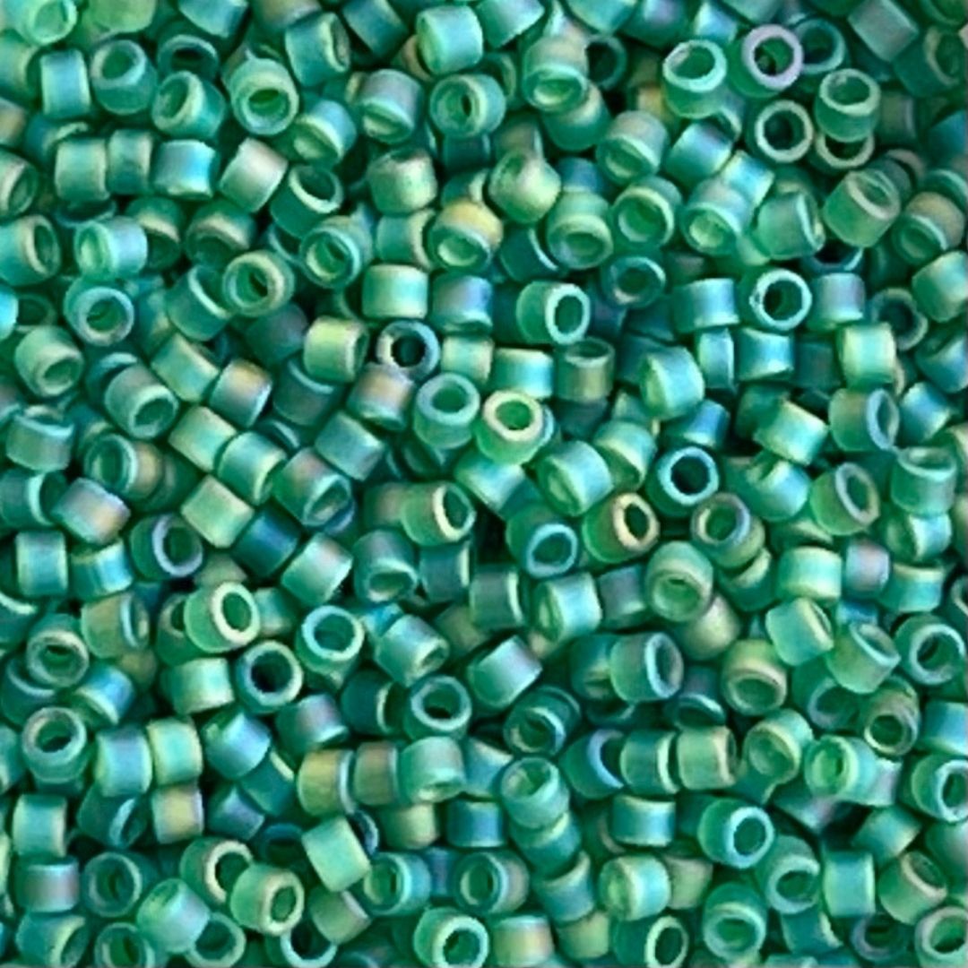 Delica Bead Matte Transparent Lt Green - Image 1