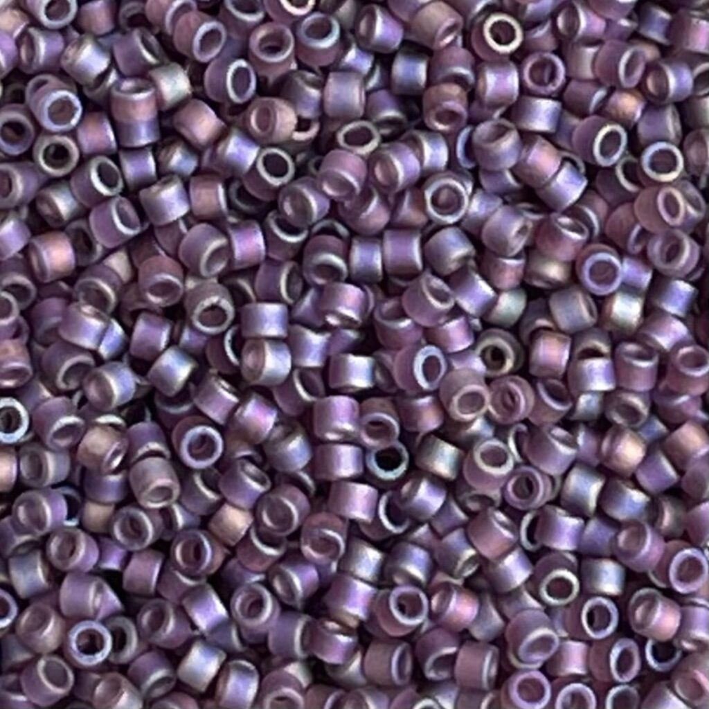 Delica Bead Matte Transparent Mauve AB