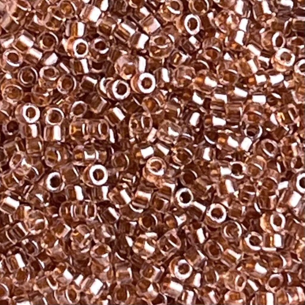 Delica Bead Sparkling Gold Lined