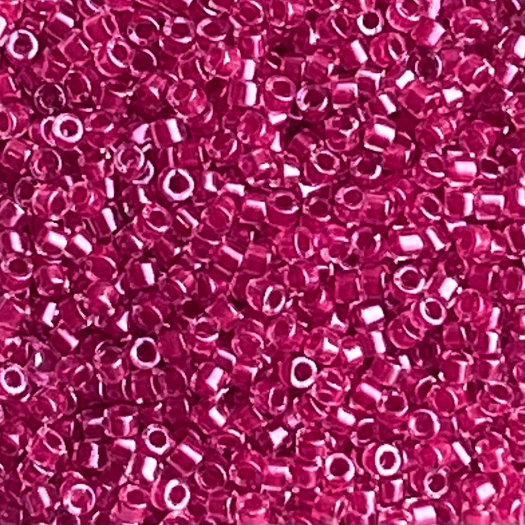 Delica Bead Sparkling Dk Pink - Image 1