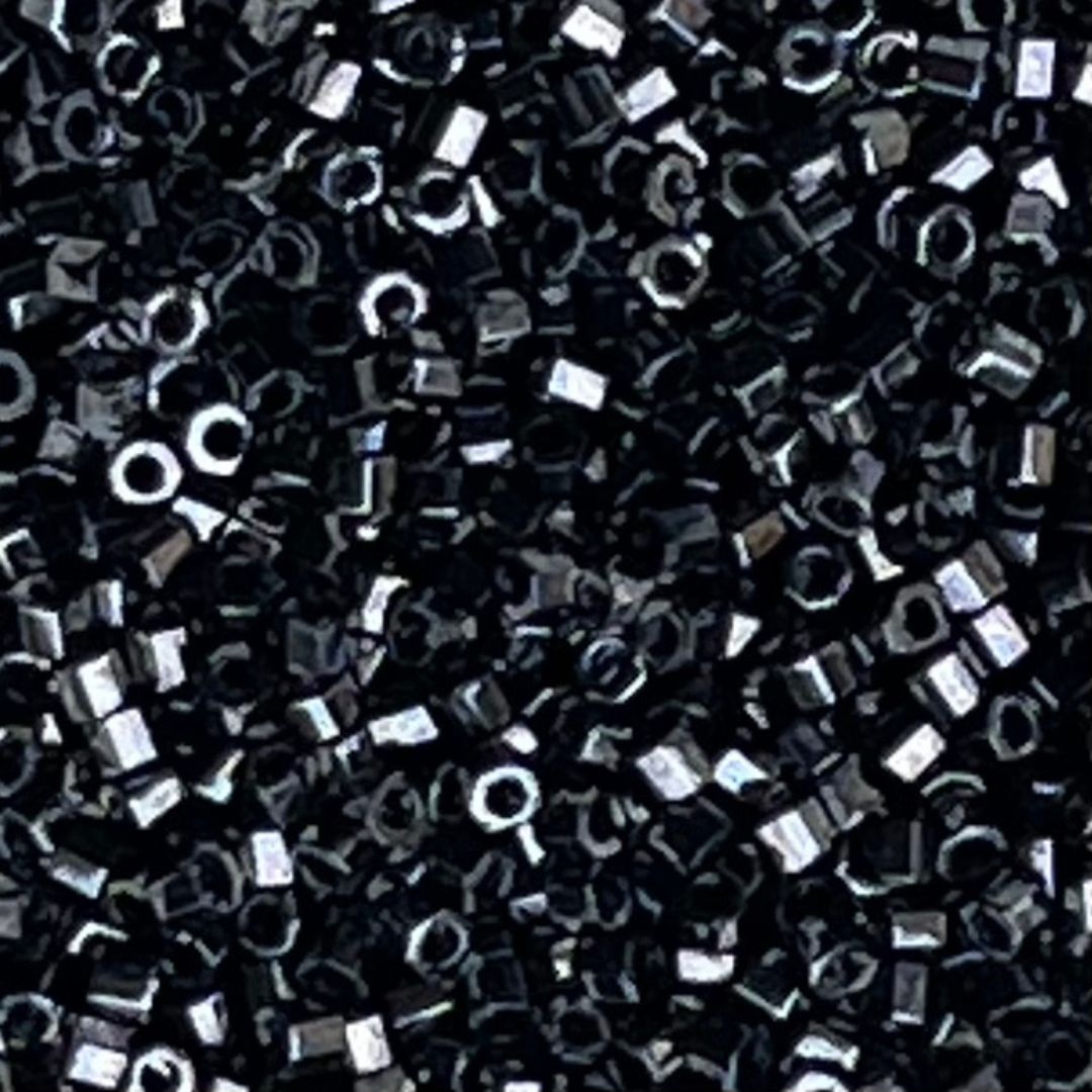 Delica Hex Cut #11 Gunmetal - Image 1
