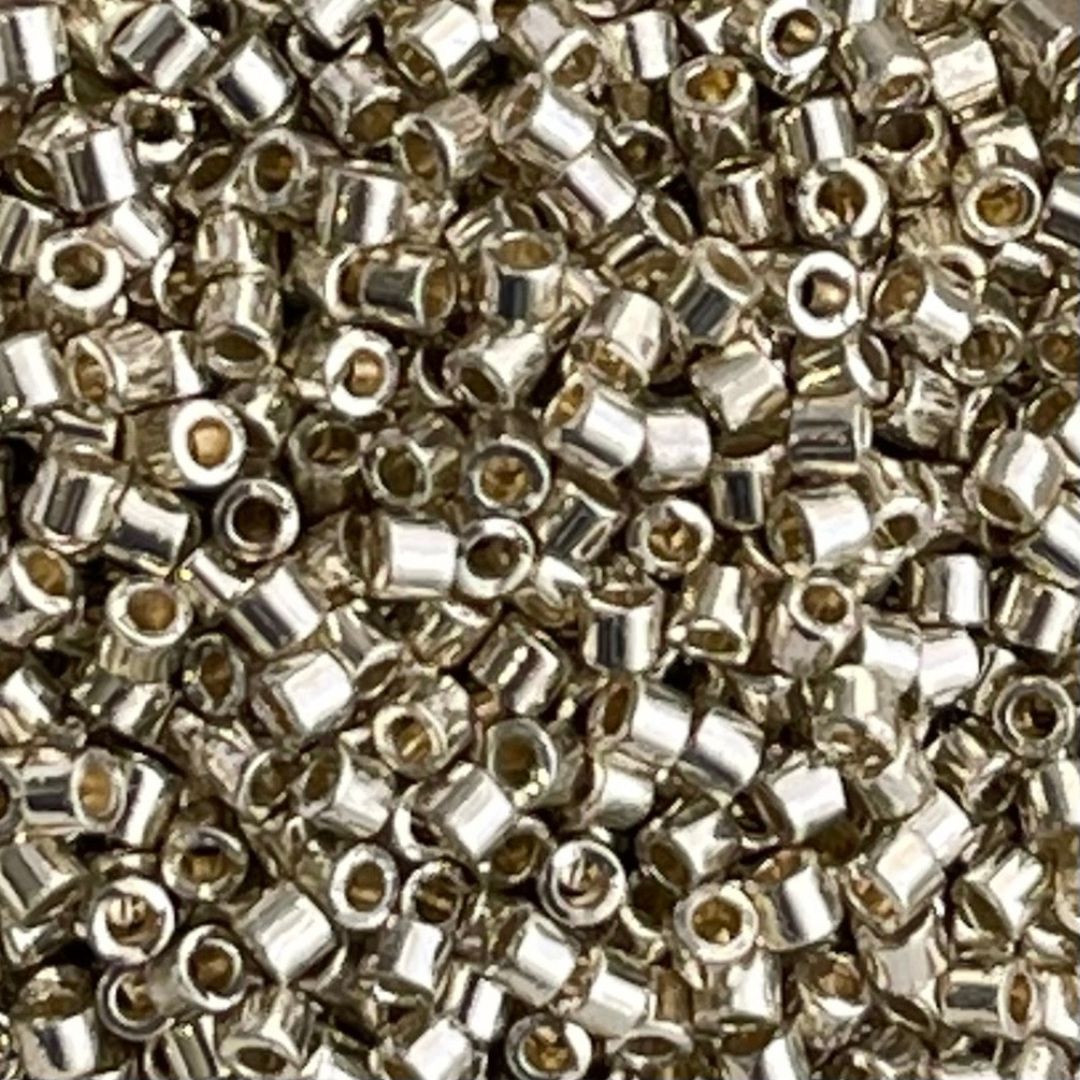Delica #10  Duracoat Galvanized Silver - Image 1