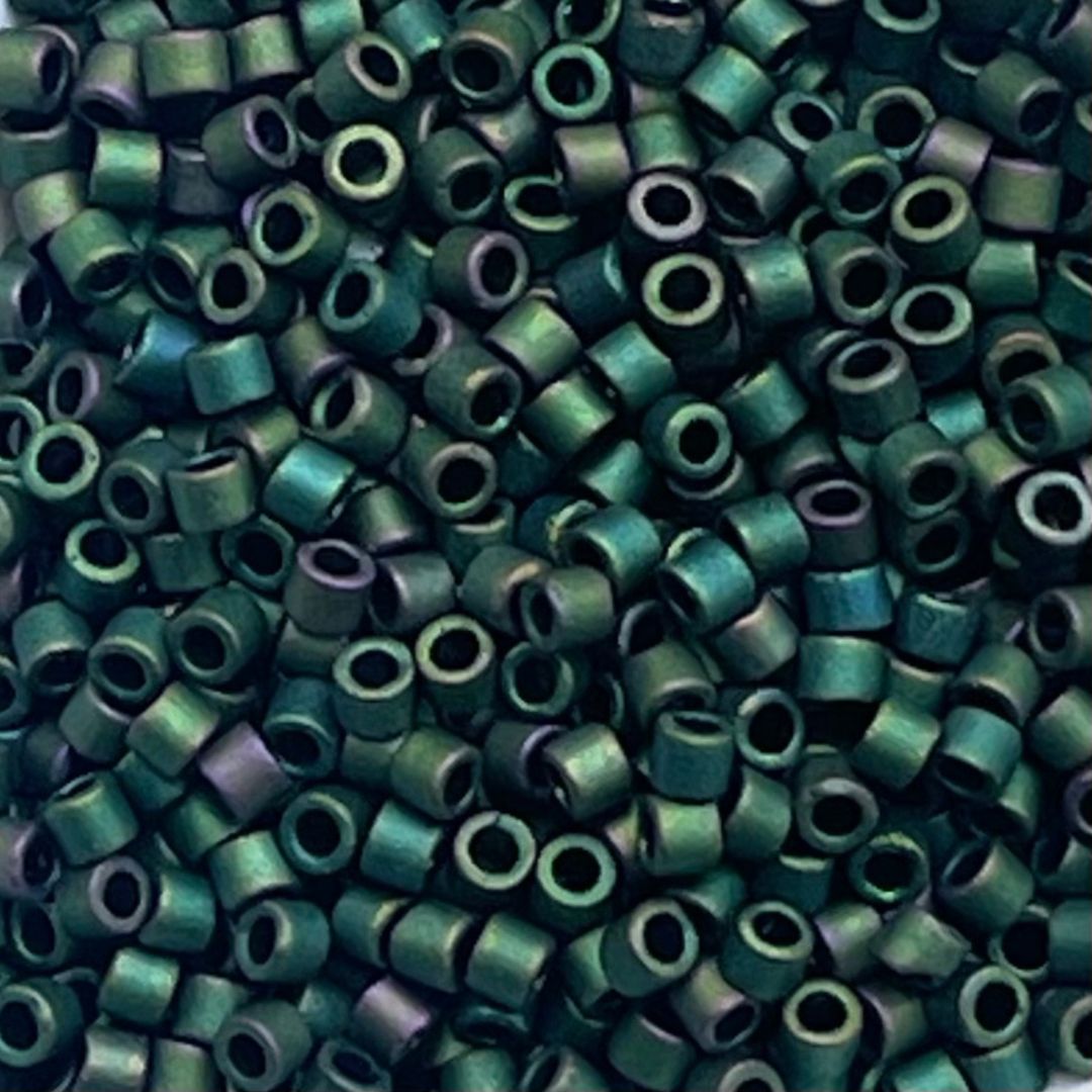 Delica #10 Matte Metalic Teal Iris - Image 1