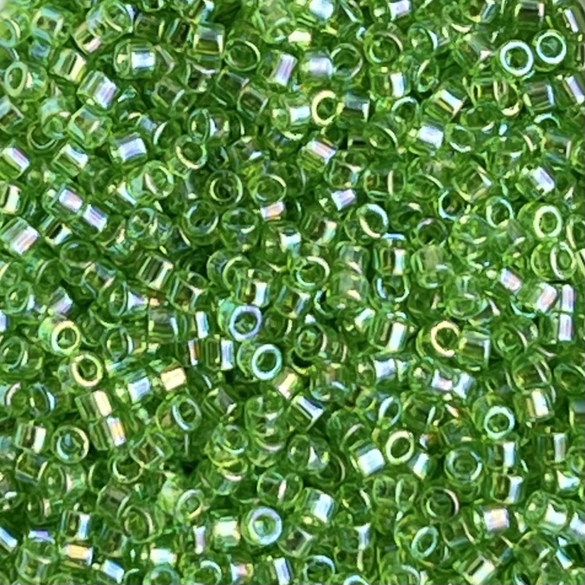 Delica Bead Transparent Lime AB - Image 1