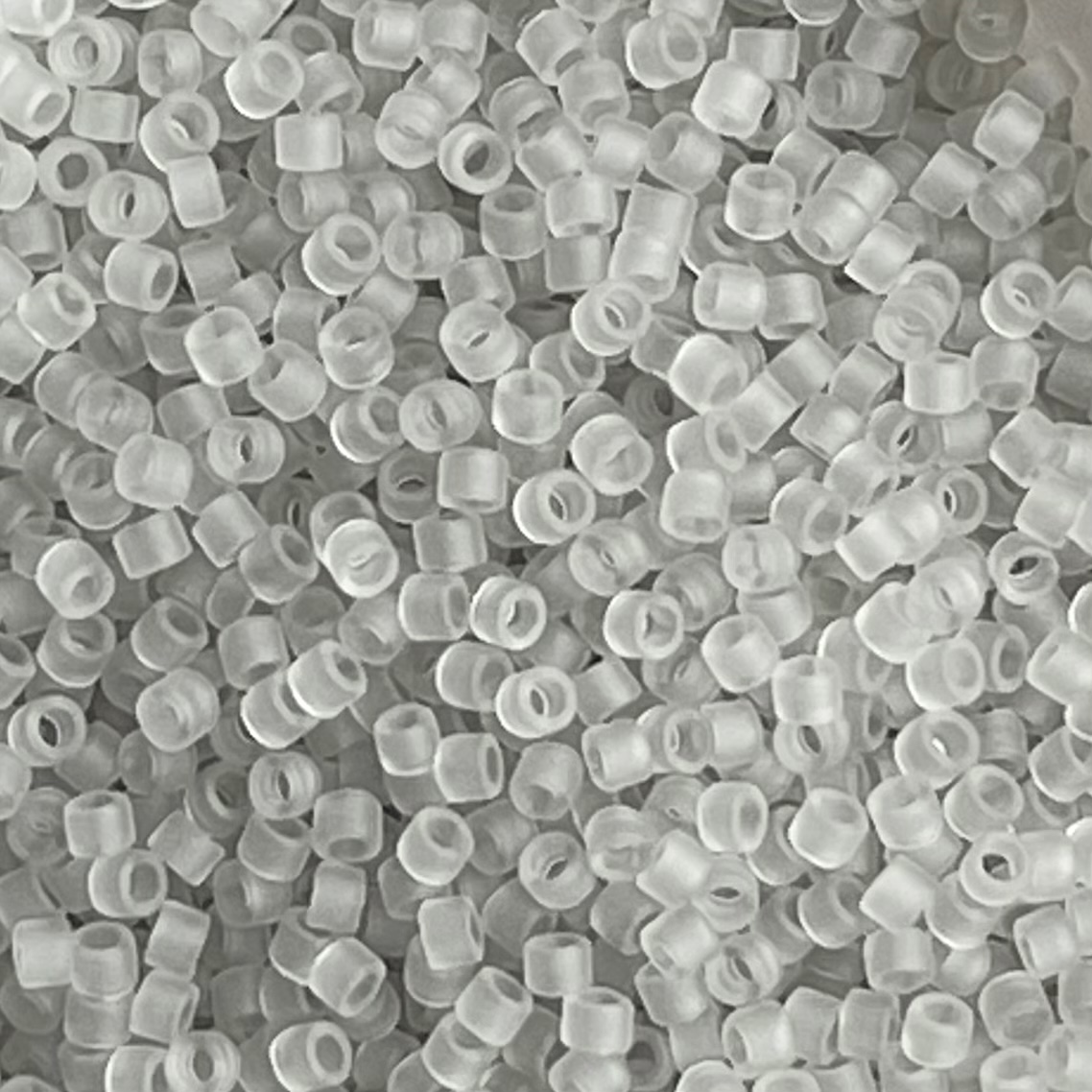 Delica Bead Matte Transparent Gray Mist - Image 1