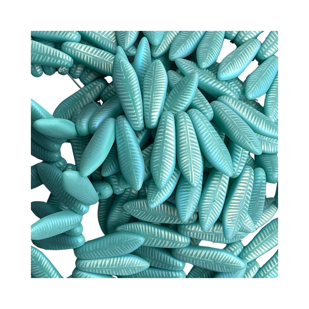 Dagger 5x16mm Green Turquoise Lsr Matte Feather 25Bbs/Str - Image 2