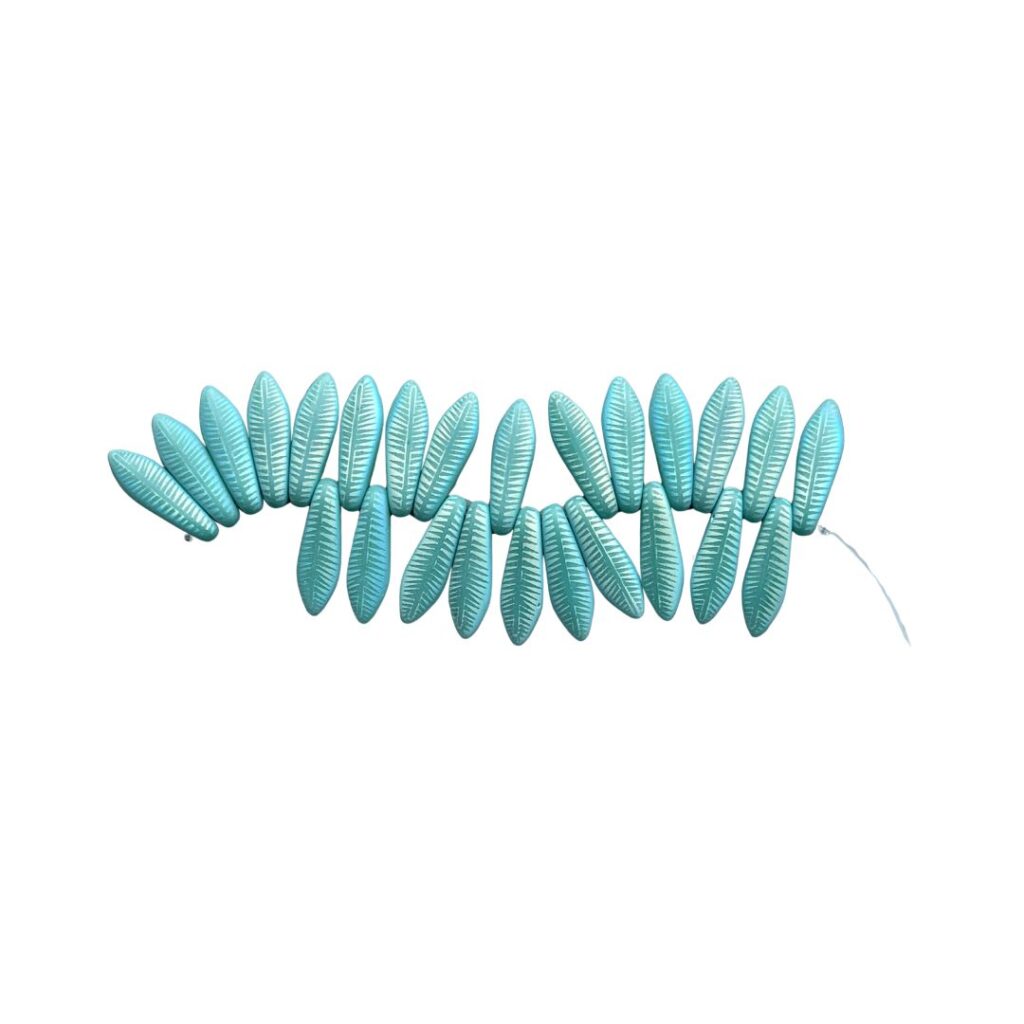 Dagger 5x16mm Green Turquoise Lsr Matte Feather 25Bbs/Str