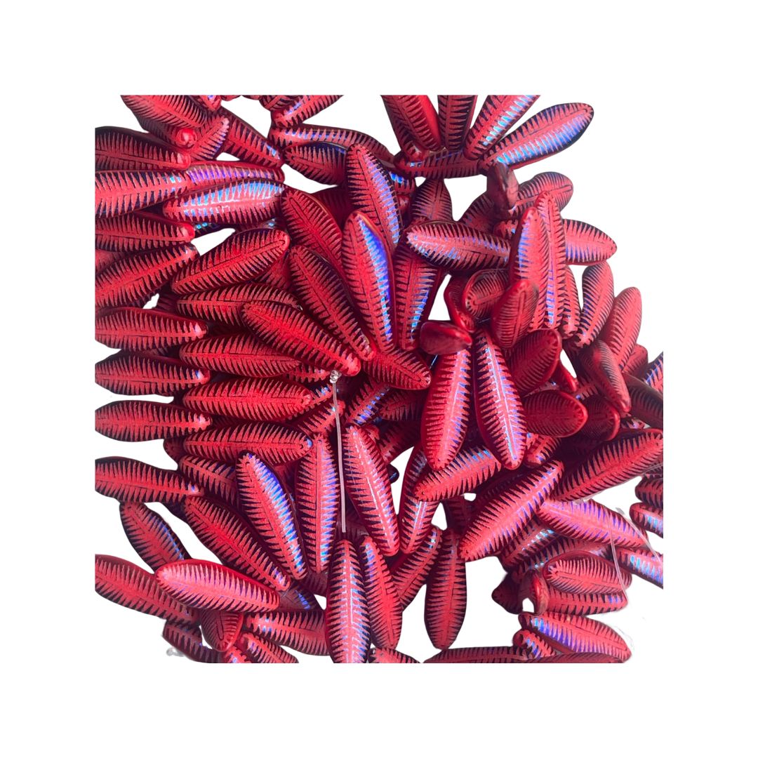 Dagger 5x16mm Red Coral Feather 25Bbs/Str - Image 2