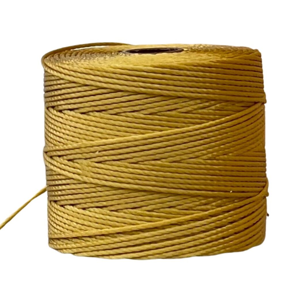 S-LON Tex210 Bead Cord Light Maize - ,55 X 77 YRD aprox.