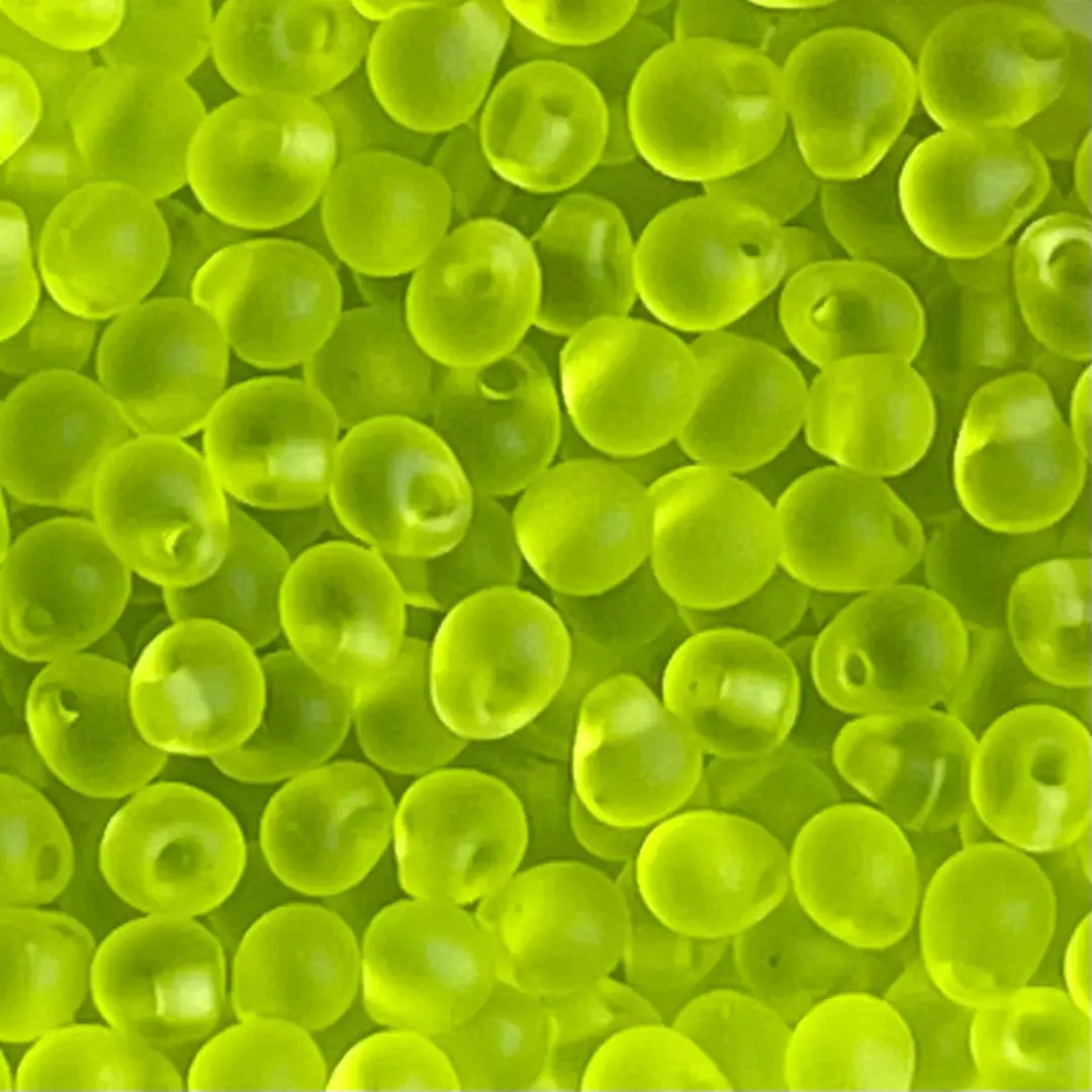 Drop 3.4mm Matte Transparent Chartreuse - Image 1