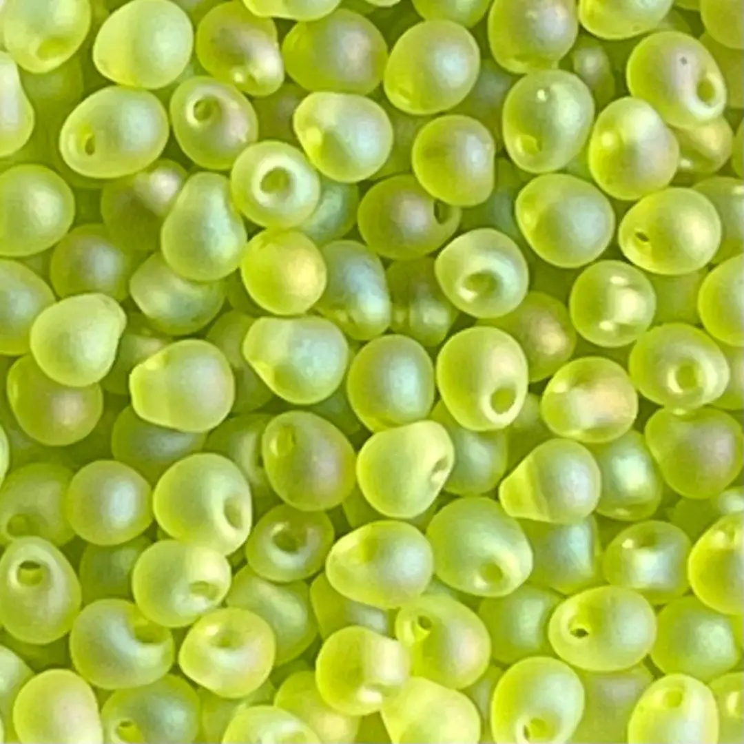 Drop 3.4mm Matte Transparent Chartreuse AB - Image 1