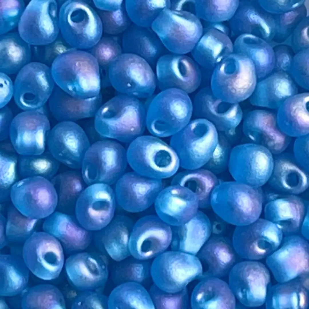 Drop 3.4mm Matte Transparent Capri Blue AB - Image 1