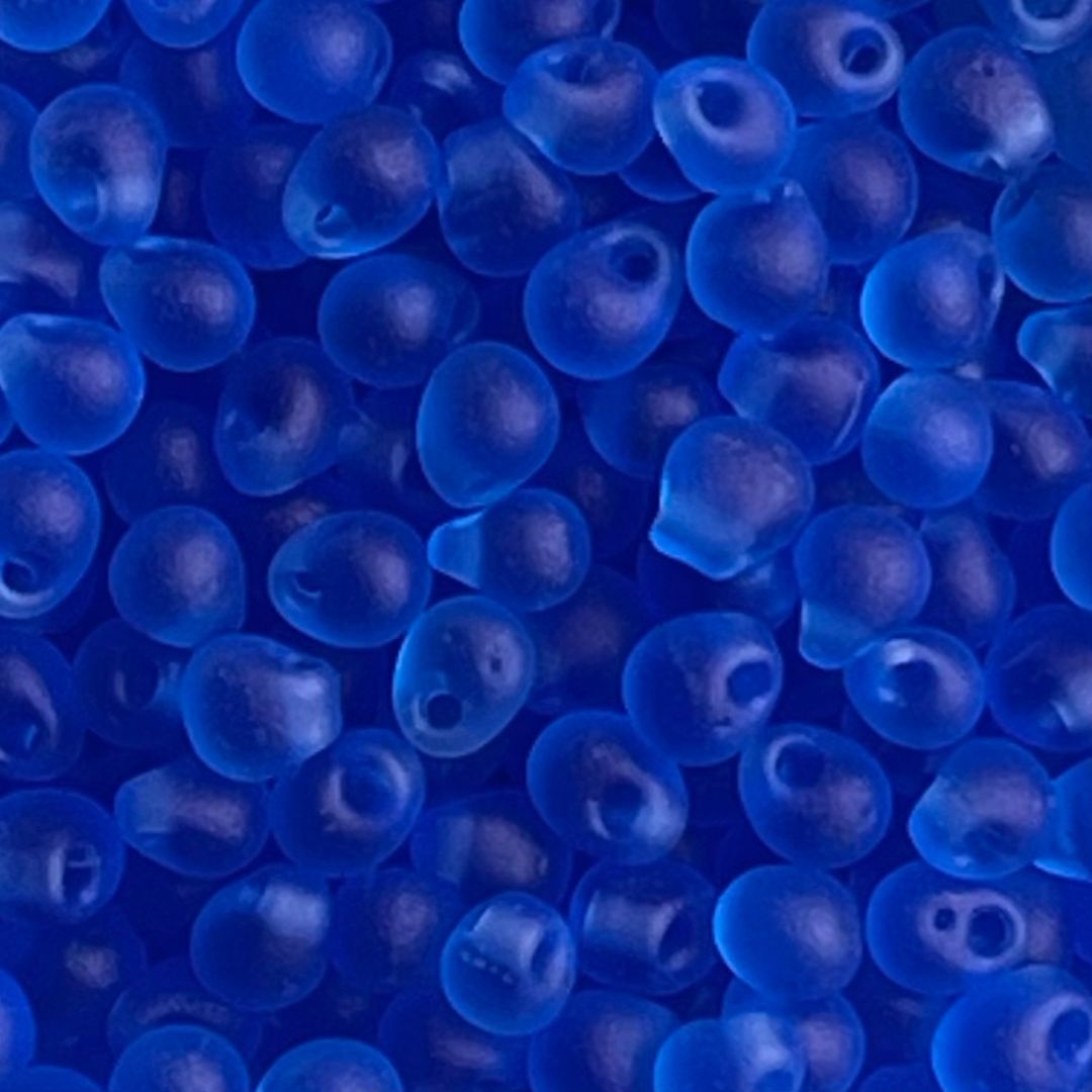 Drop 3.4mm Matte Transparent Sapphire - Image 1
