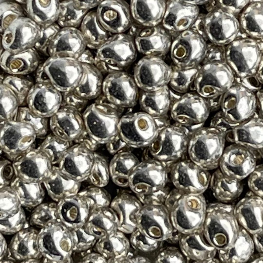 Drop 3.4mm Galvanized Silver - Image 1