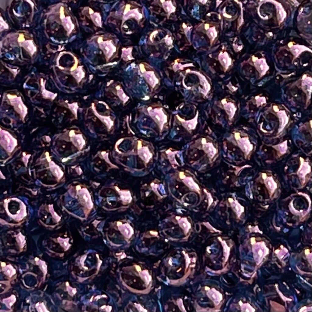 Drop 3.4mm Lavender Blue Gold Luster