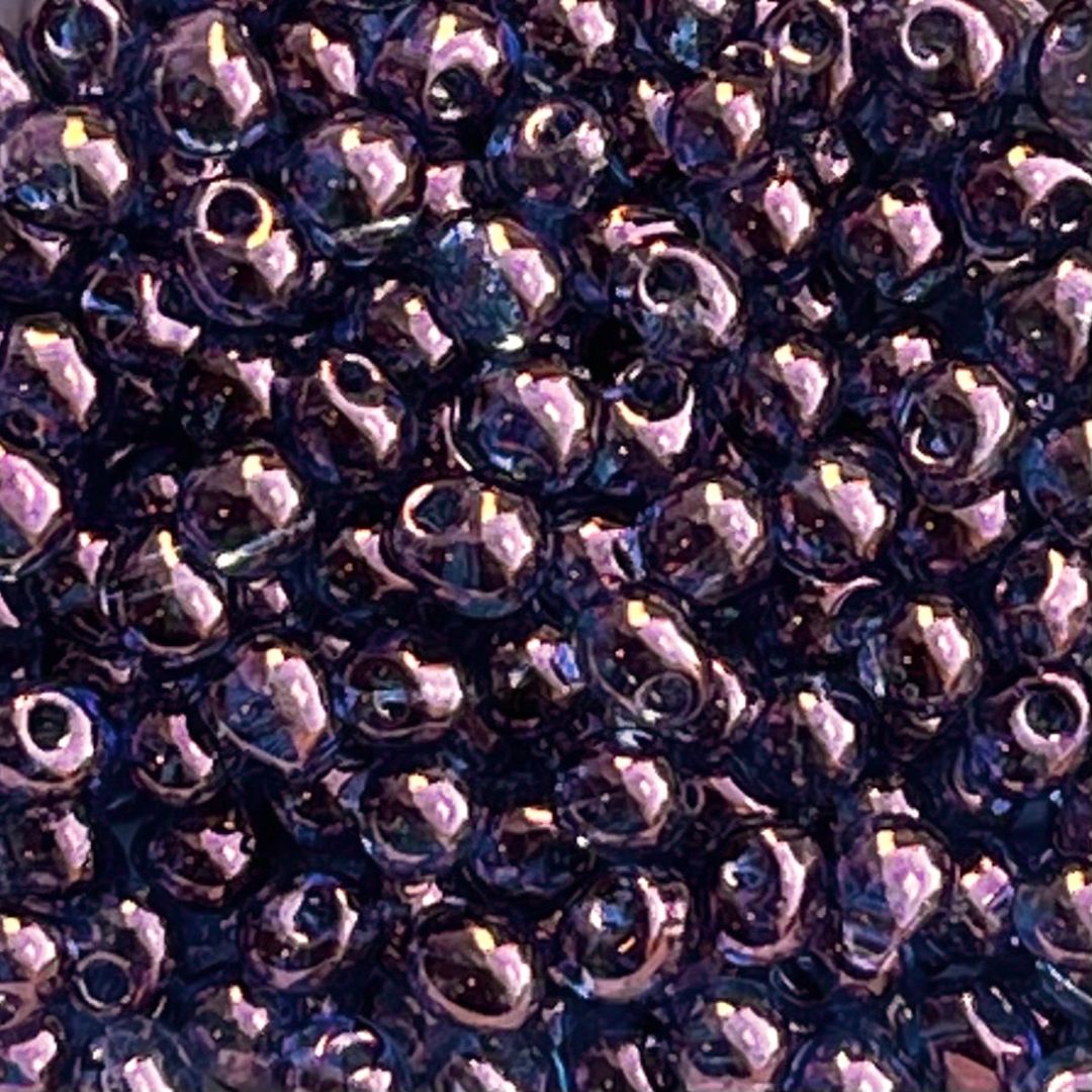 Drop 3.4mm Lavender Blue Gold Luster - Image 1