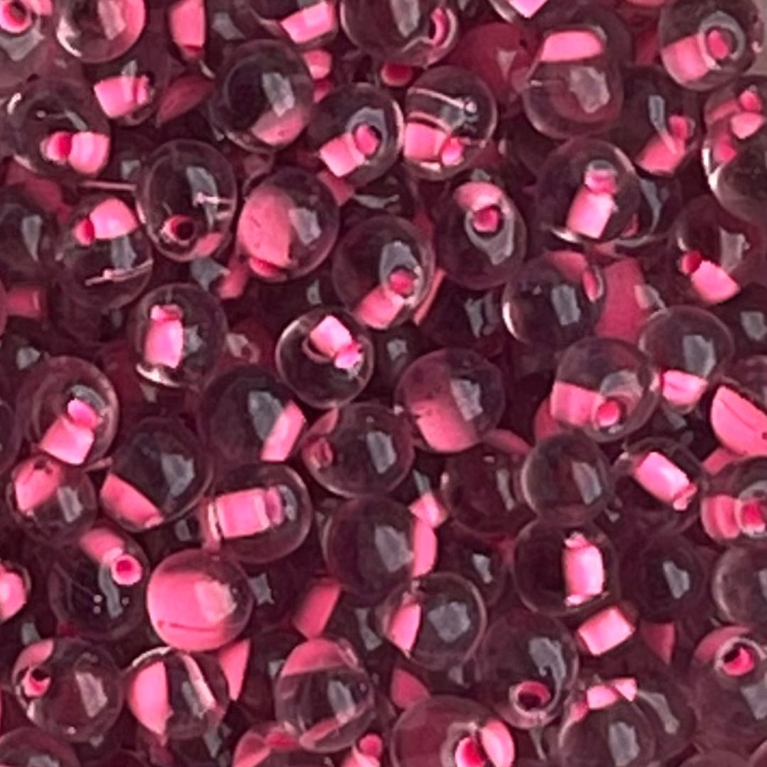 Drop 3.4mm Pink Lined Smoky Amy - Image 1