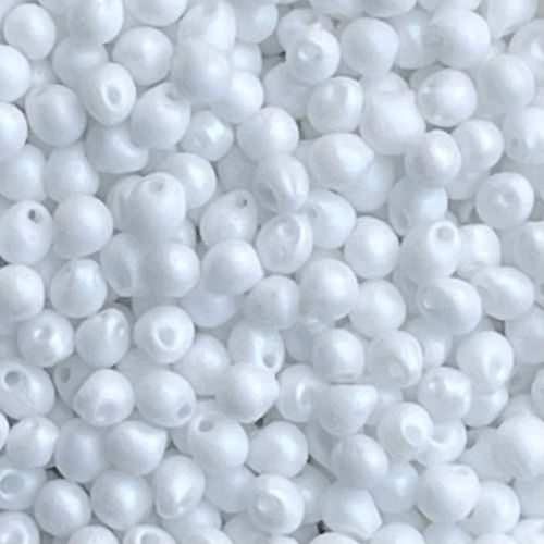 Drop 2.8mm Opaque Matte Chalk White AB