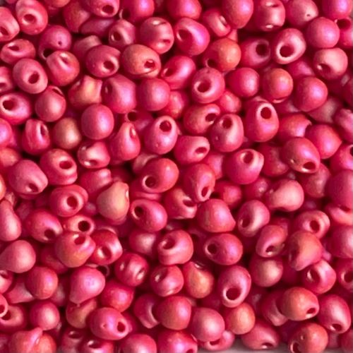 Drop 2.8mm Opaque Matte  Red AB