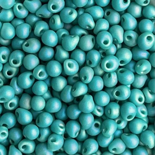 Drop 2.8mm Opaque Turquoise AB