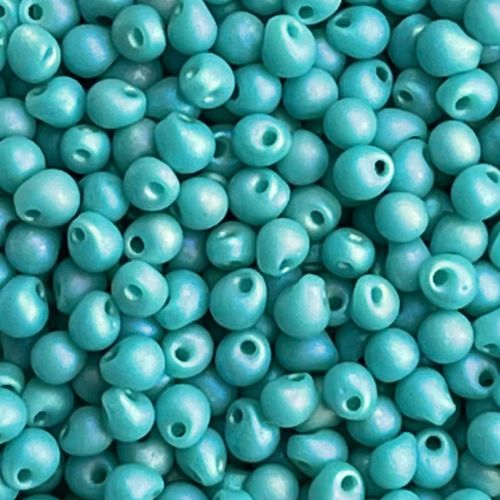 Drop 2.8mm Opaque Matte Lt. Turquoise AB