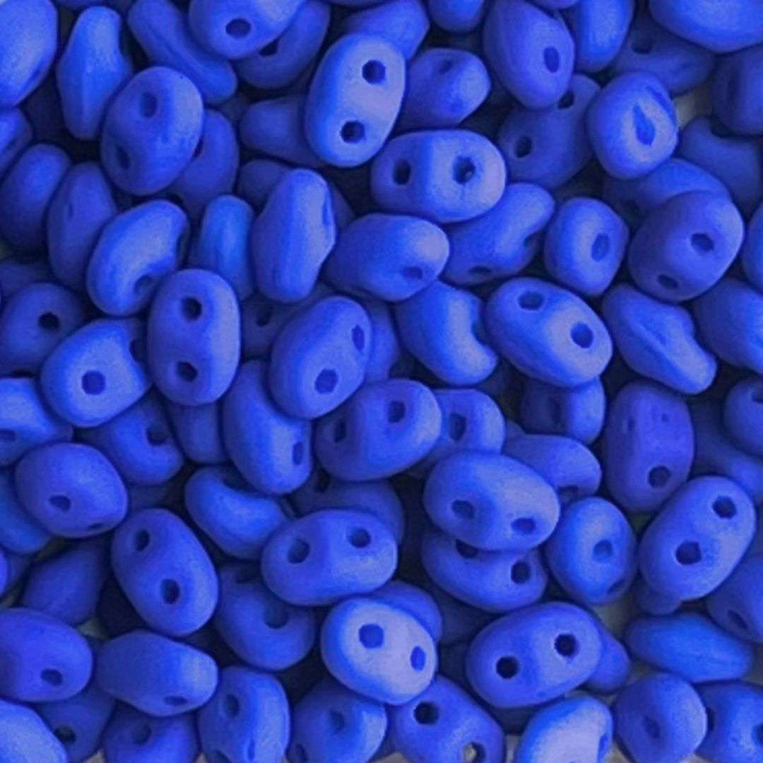 MiniDuo 4x2mm Alabaster Blue Neon x 10 grs - Image 1