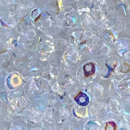 SuperDuo 2x5MM Crystal AB