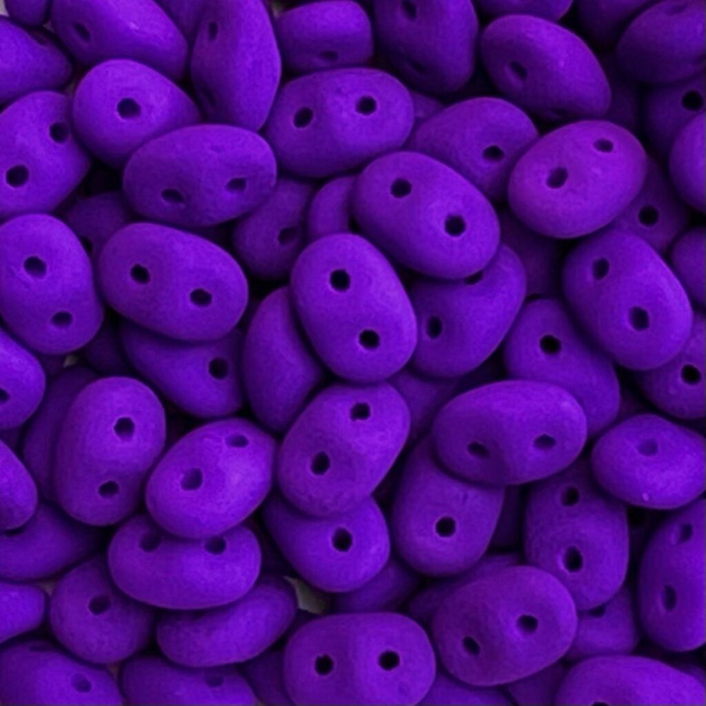 SuperDuo 2x5mm - Neon Orchid  x 10 grs