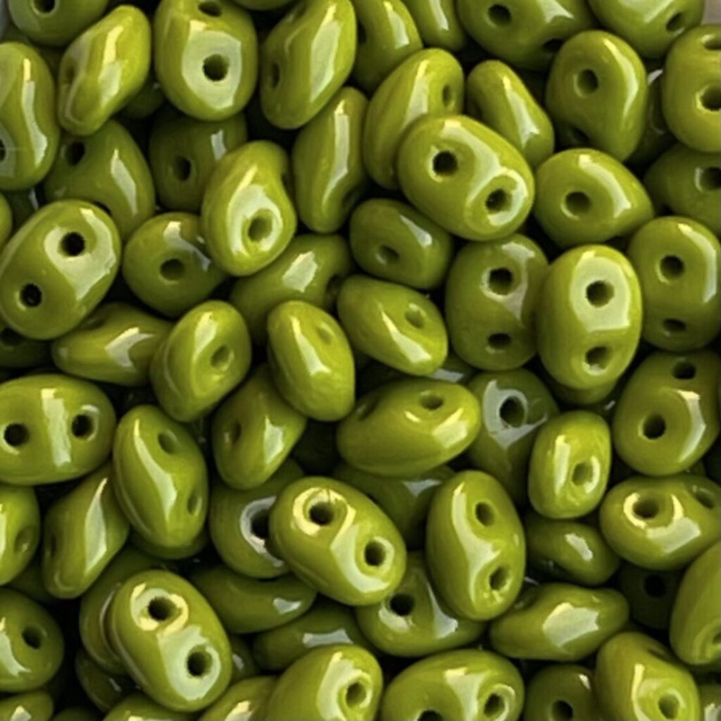 SuperDuo 2x5MM Opaque Green