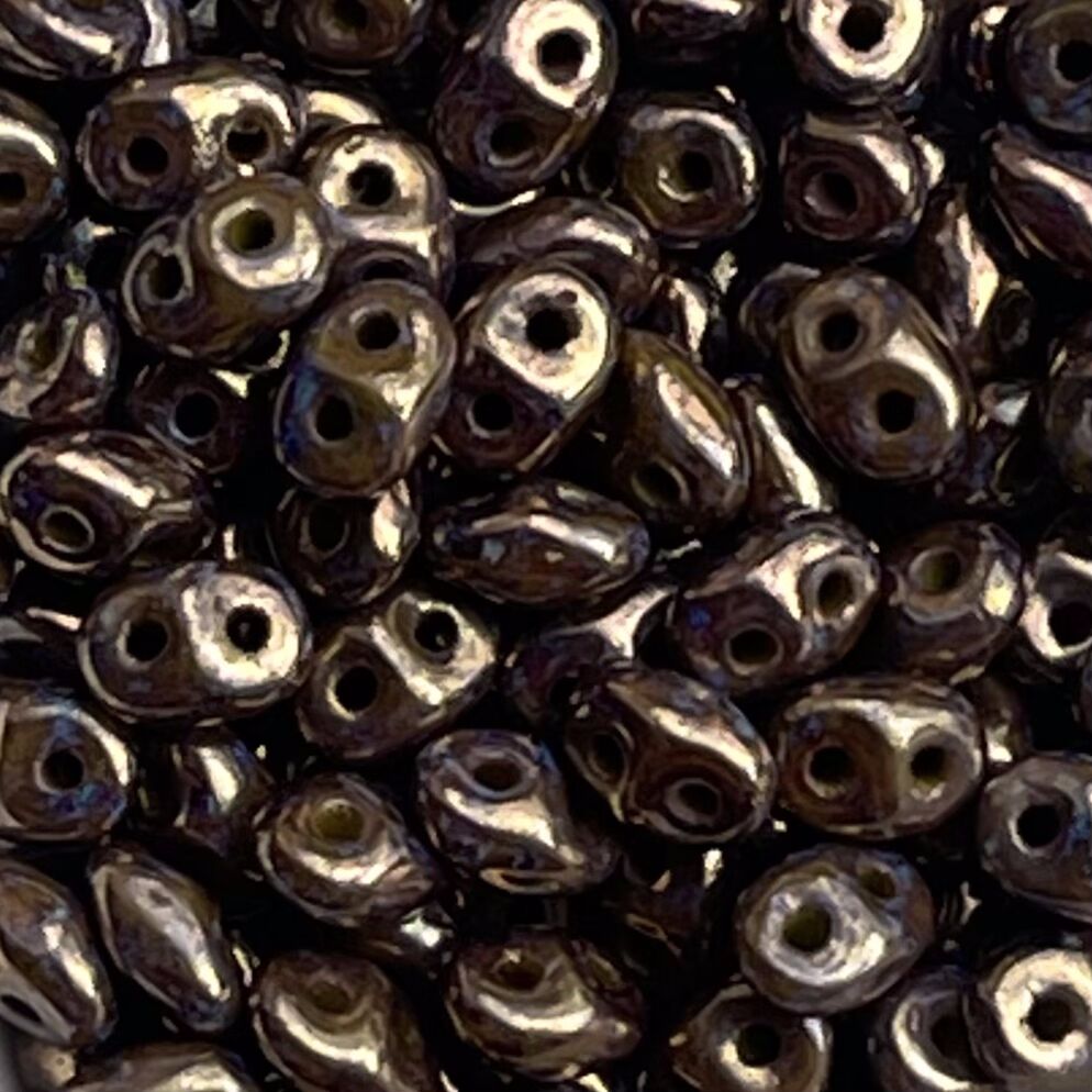SuperDuo 2x5MM Wasabi Bronze Pic