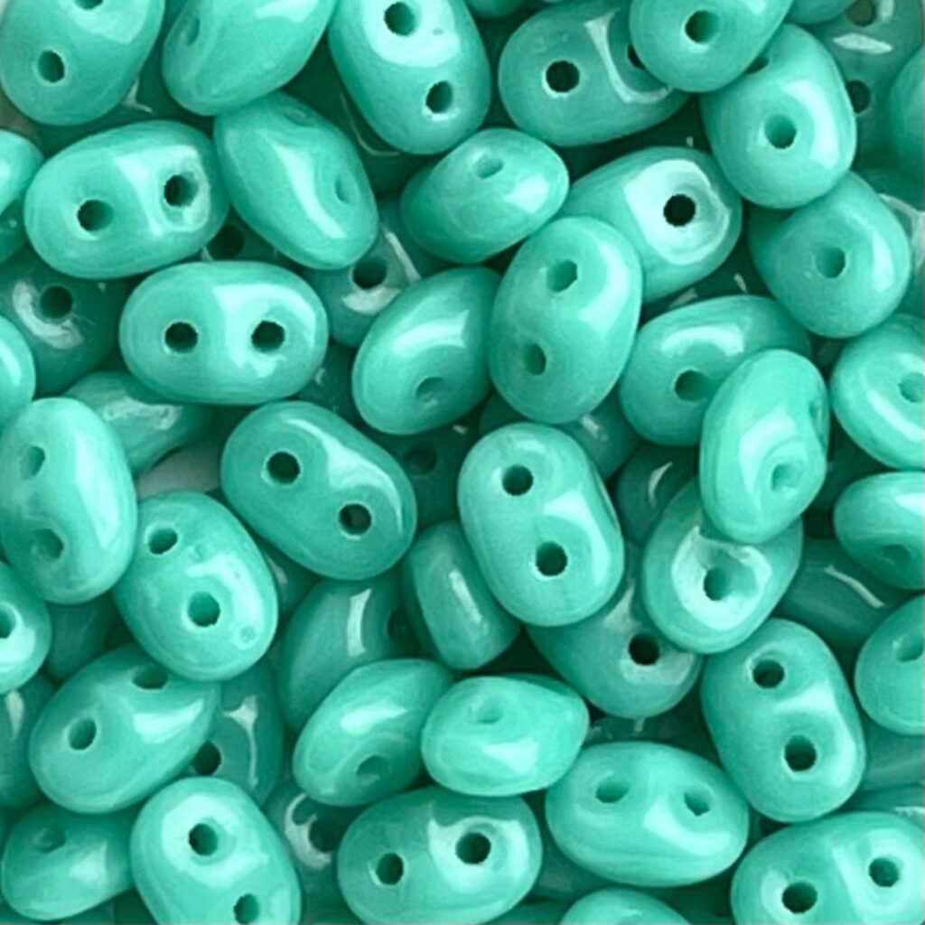 SuperDuo 2x5mm Turquoise