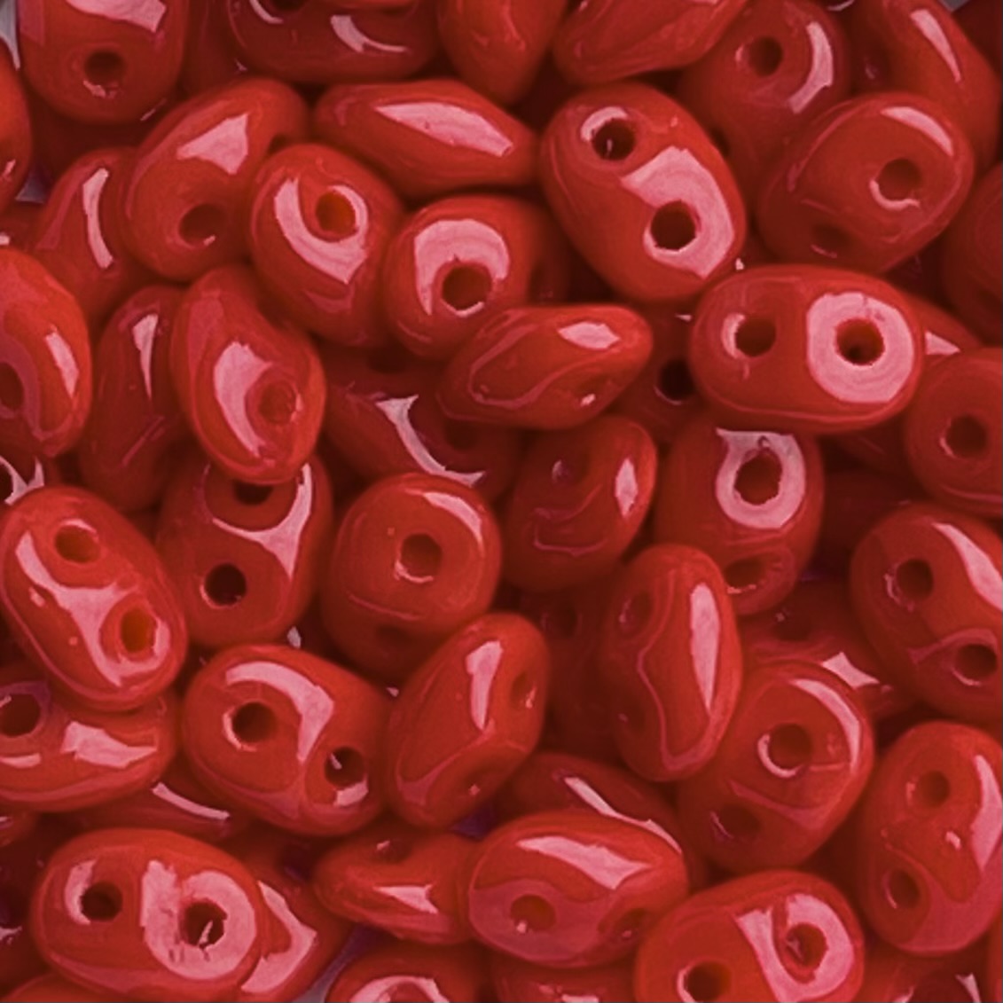 SuperDuo 2x5mm Opal Red - Image 1
