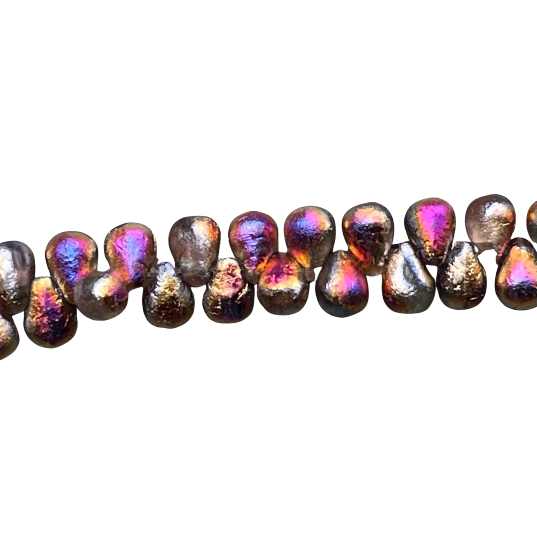 Tear Drops 6x4mm  Etch Sliperit 25bds/str aprox - Image 1