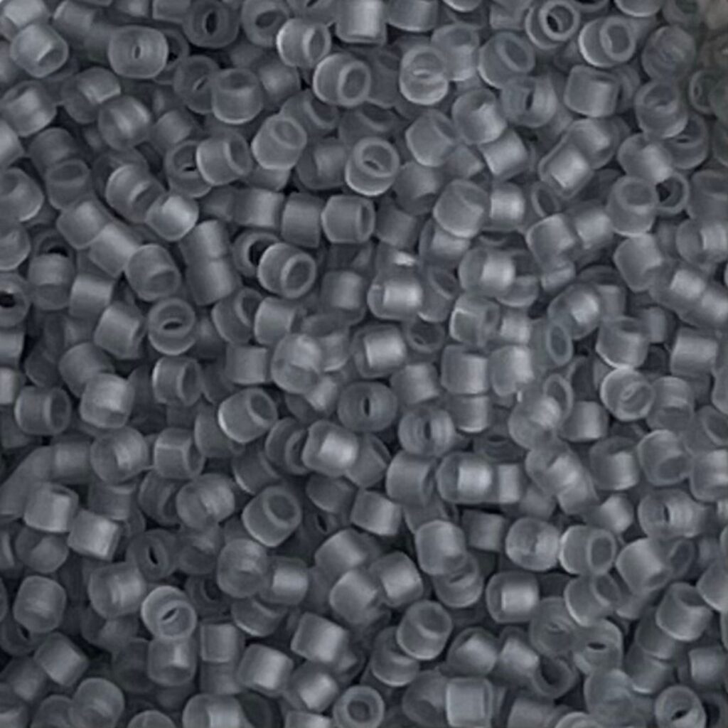 Delica Bead Matte Transparent Gray