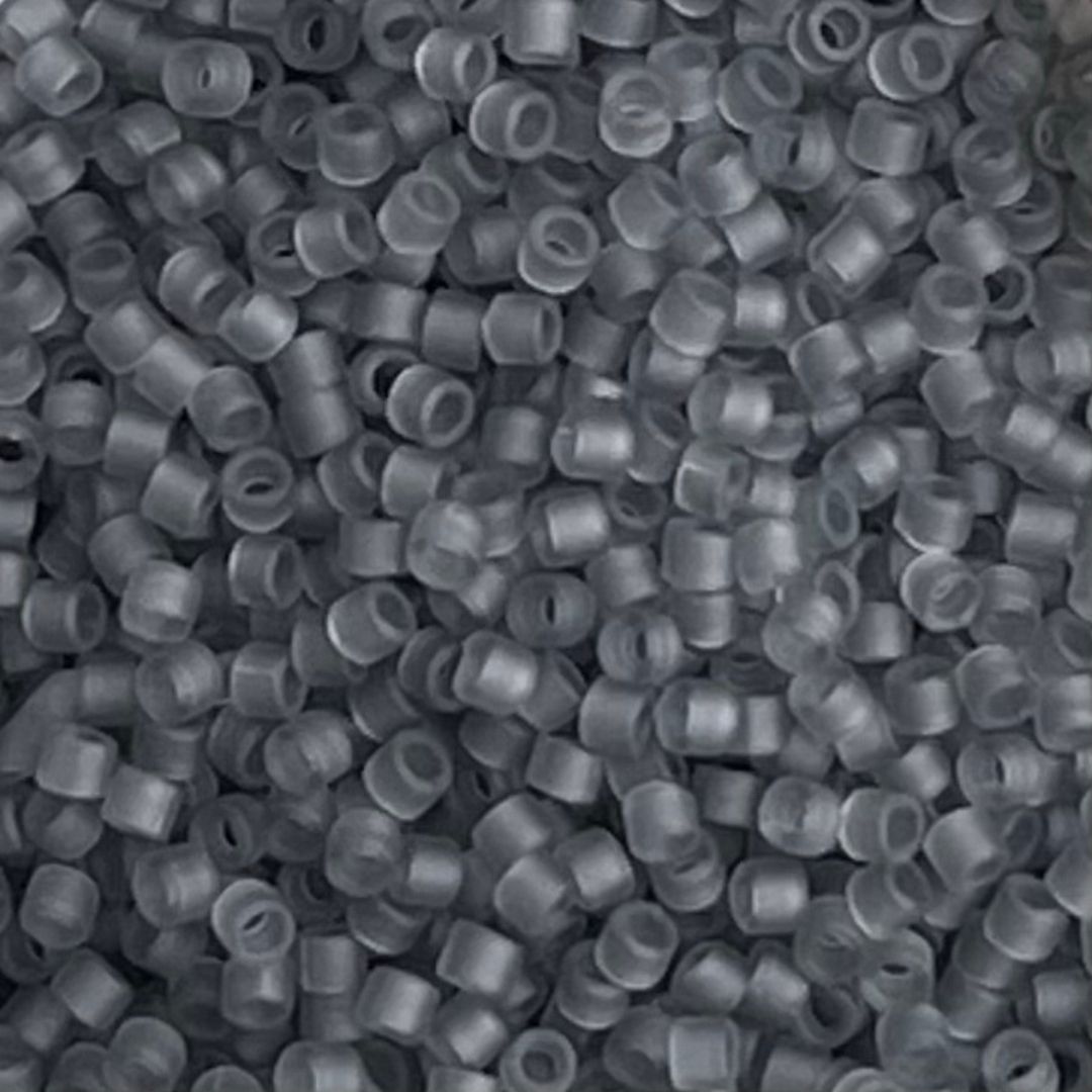 Delica Bead Matte Transparent Gray - Image 1