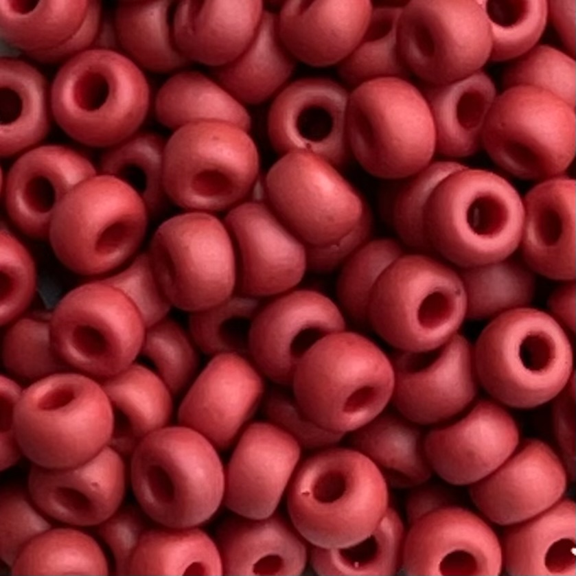Rocalla Miyuki #6 Matte Opaque Metallic Dk Maroon