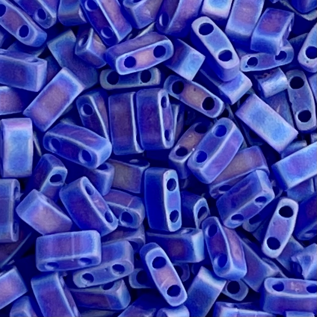 Half Tila Matte Transparent Cobalt AB - Image 1