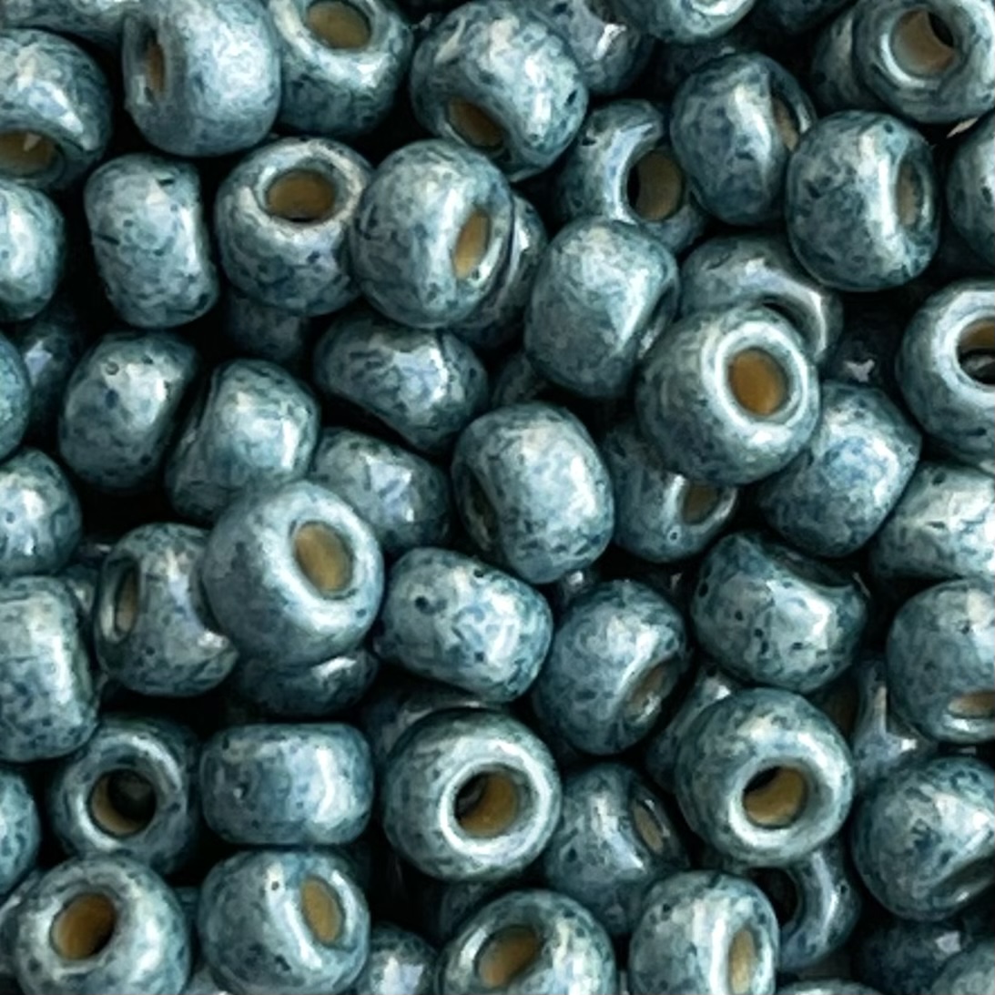 Rocalla Miyuki #6  Duracoat Matte Galvanized Sea Foam - Image 1