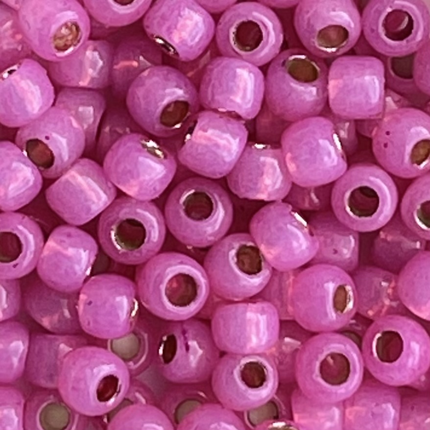 Round #6 Perma-Finish - Translucent Silver-Lined Hot Pink x 10 grs