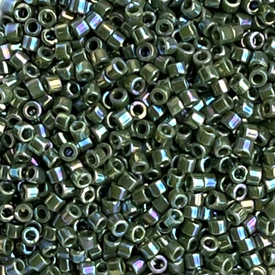 Delica Bead Olive Green AB