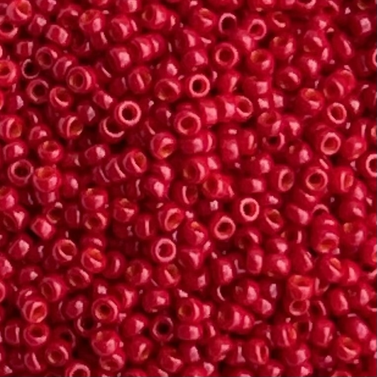 Rocalla #15 Opaque Dyed Red